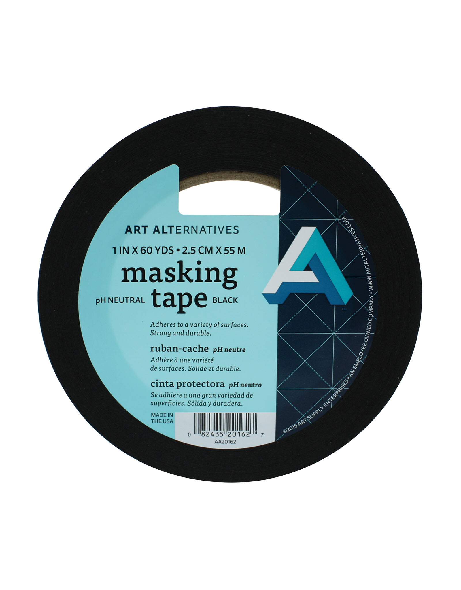 Art Alternatives Art Alternatives Masking Tape Black 1'' x 60yd
