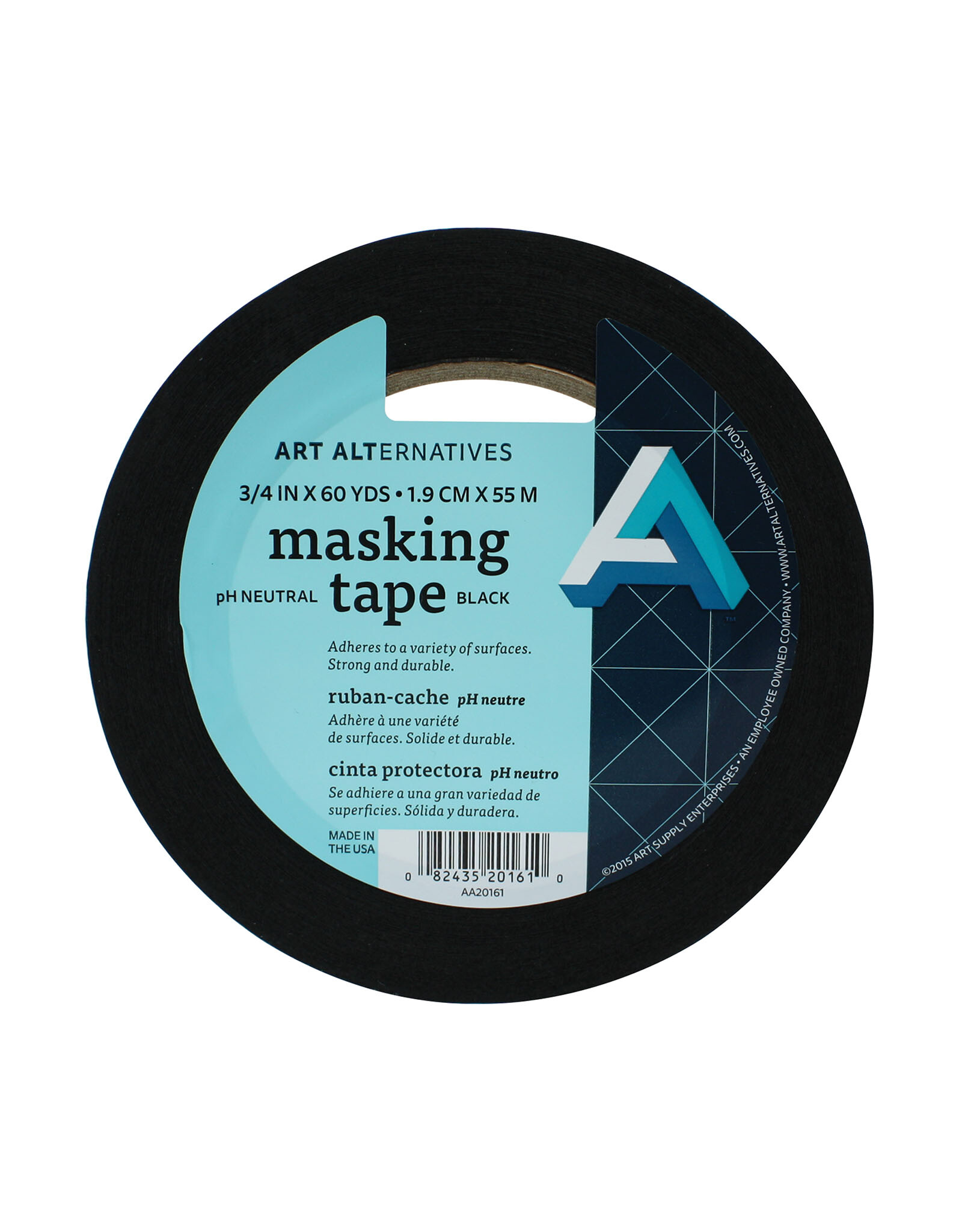 Art Alternatives Art Alternatives Masking Tape Black ¾'' x 60yd