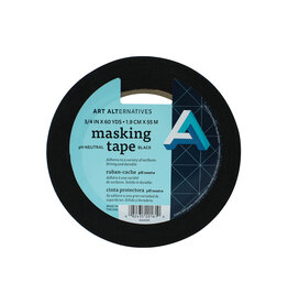 Art Alternatives Art Alternatives Masking Tape Black ¾'' x 60yd