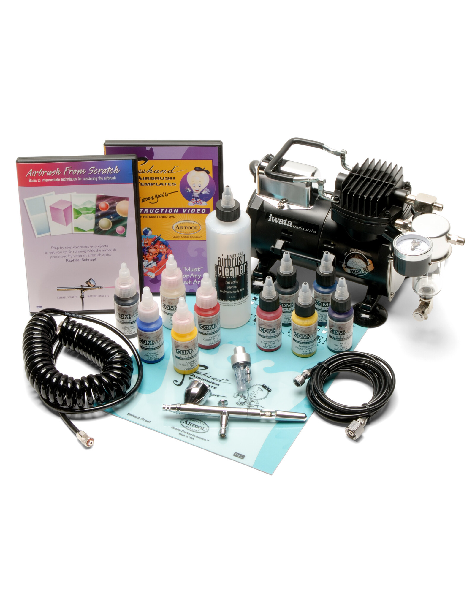 Medea Iwata Deluxe Airbrush Kit with Eclipse HP-CS
