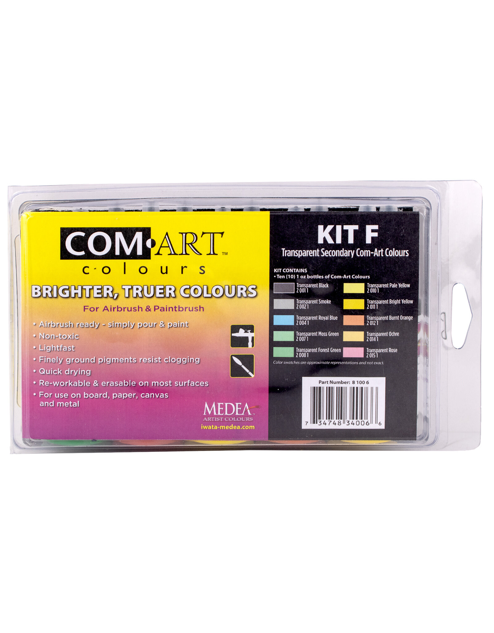 Medea Com Art Colours Transparent Secondary Kit F