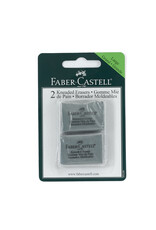 FABER-CASTELL Faber Castell Kneadable Eraser, Set of 2, Grey, Carded