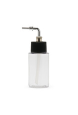 Medea Iwata-Medea Crystal Clear Airbrush Bottle, 1oz, Side-Feed Cap