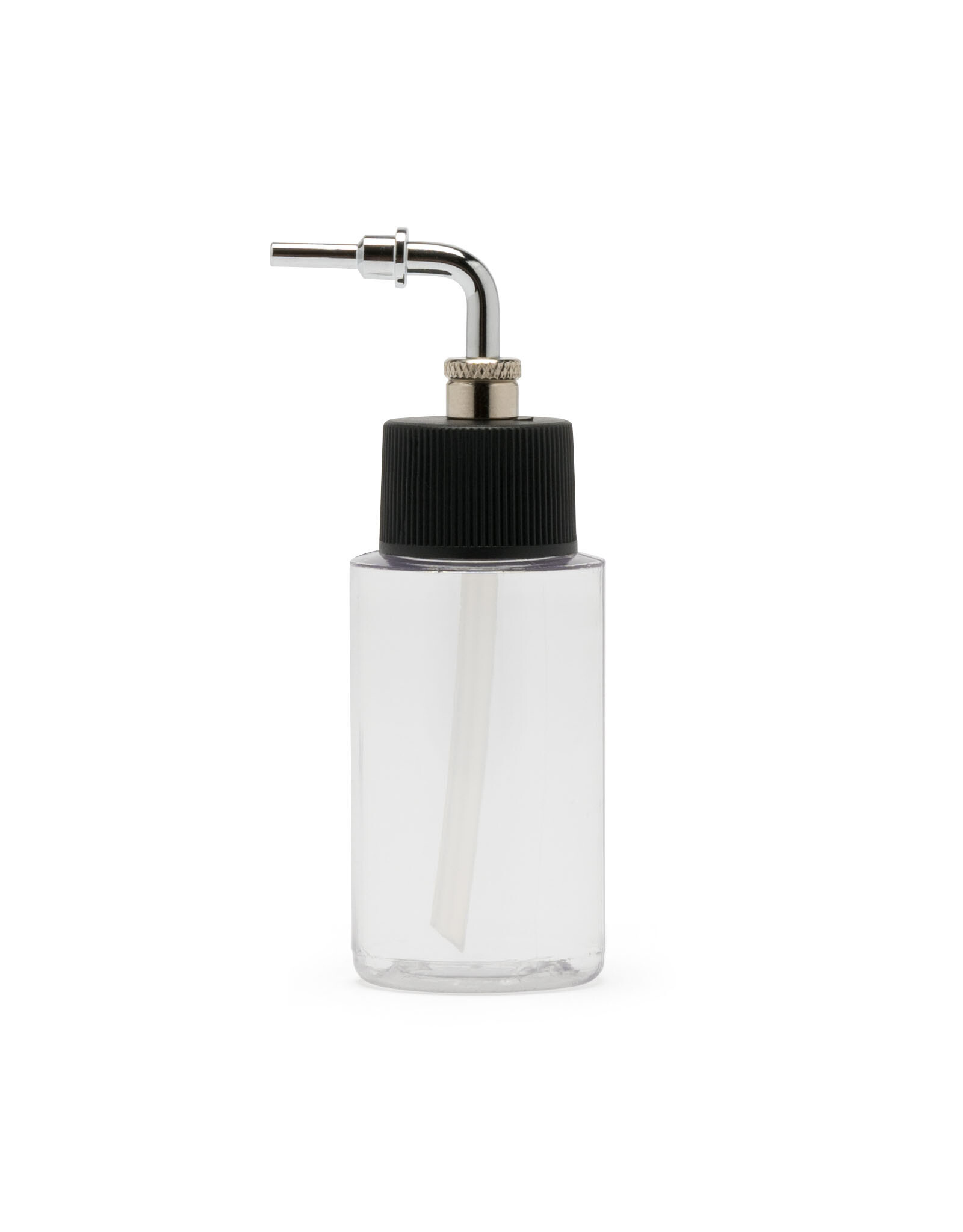 Medea Iwata-Medea Crystal Clear Airbrush Bottle, 1oz, Side-Feed Cap