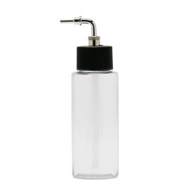 Medea Iwata-Medea Crystal Clear Airbrush Bottle, 2oz, Side-Feed Cap