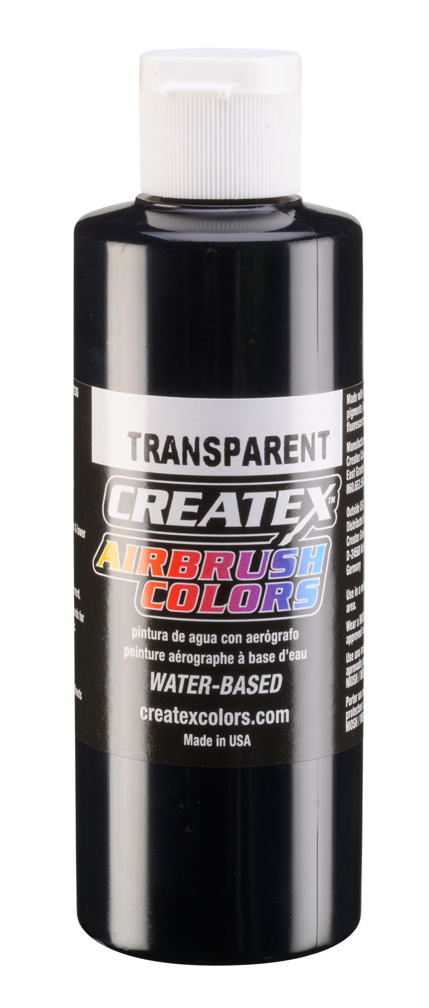 Createx Airbrush Colors Opaque Black 4 oz.