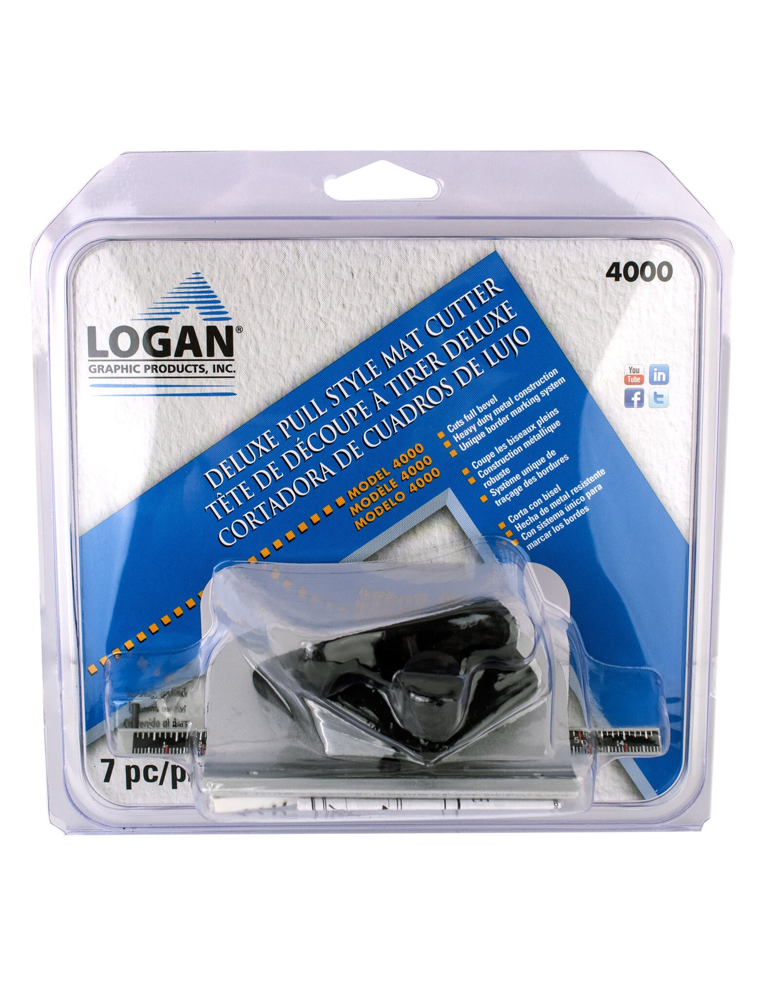 Logan Logan Deluxe Handheld Pull Style Mat Cutter