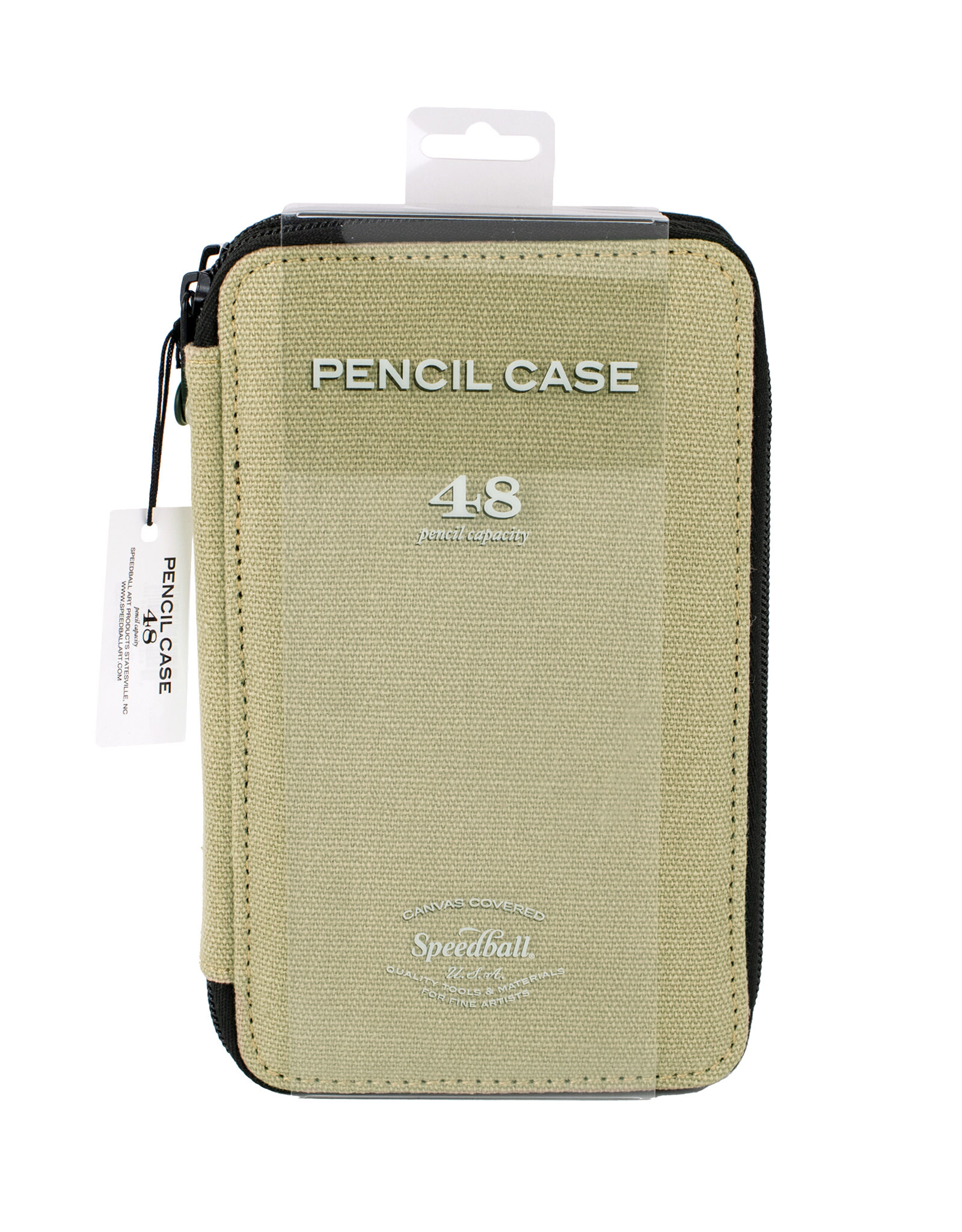 Global Art Canvas Pencil Case: 24 Sage