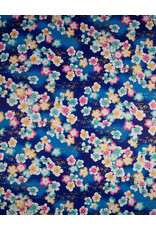 AITOH Aitoh Yuzenshi: Blossom Petals on Blue, 18.5" x 25"
