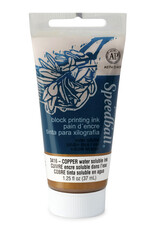 SPEEDBALL ART PRODUCTS Speedball Water-Soluble Block Printing Ink, Copper, 1.25oz