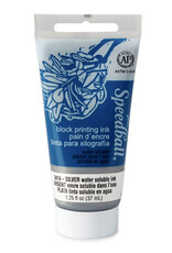 SPEEDBALL ART PRODUCTS Speedball Water-Soluble Block Printing Ink, Silver, 1.25oz