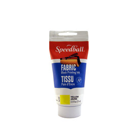 SPEEDBALL ART PRODUCTS Speedball Fabric Block Printing Ink, Yellow, 2.5oz