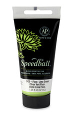 SPEEDBALL ART PRODUCTS Speedball Water-Soluble Block Printing Ink, Fluorescent Green, 1.25oz