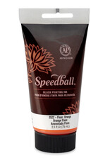 SPEEDBALL ART PRODUCTS Speedball Water-Soluble Block Printing Ink, Fluorescent Orange, 2.5oz