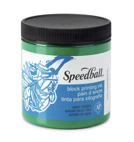 SPEEDBALL ART PRODUCTS Speedball Water-Soluble Block Printing Ink, Green, 8oz