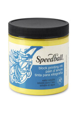 SPEEDBALL ART PRODUCTS Speedball Water-Soluble Block Printing Ink, Yellow, 8oz