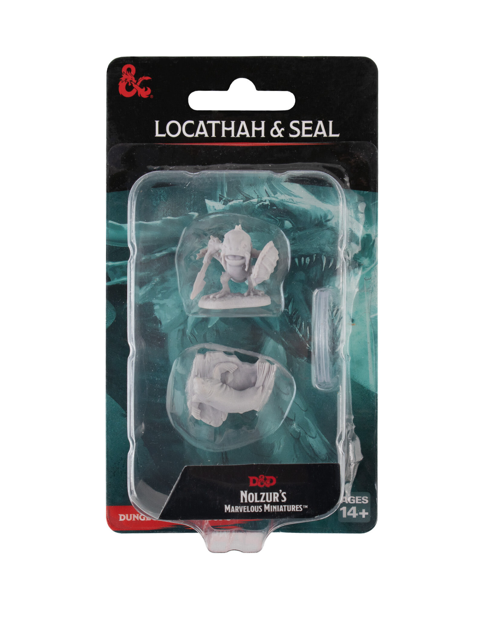WIZKIDS D&D Nolzur`s Marvelous  Miniatures  Locathah & Seal