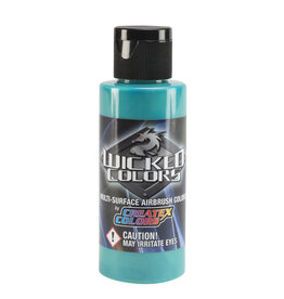 CREATEX COLORS Createx Wicked Colors Fluorescent Aqua, 2oz