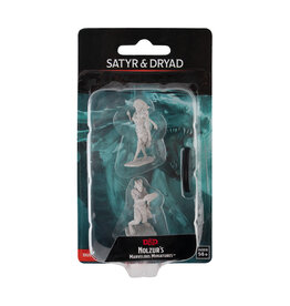 WIZKIDS Dungeons & Dragons Nolzur`s Marvelous Unpainted Miniatures: W11 Satyr & Dryad