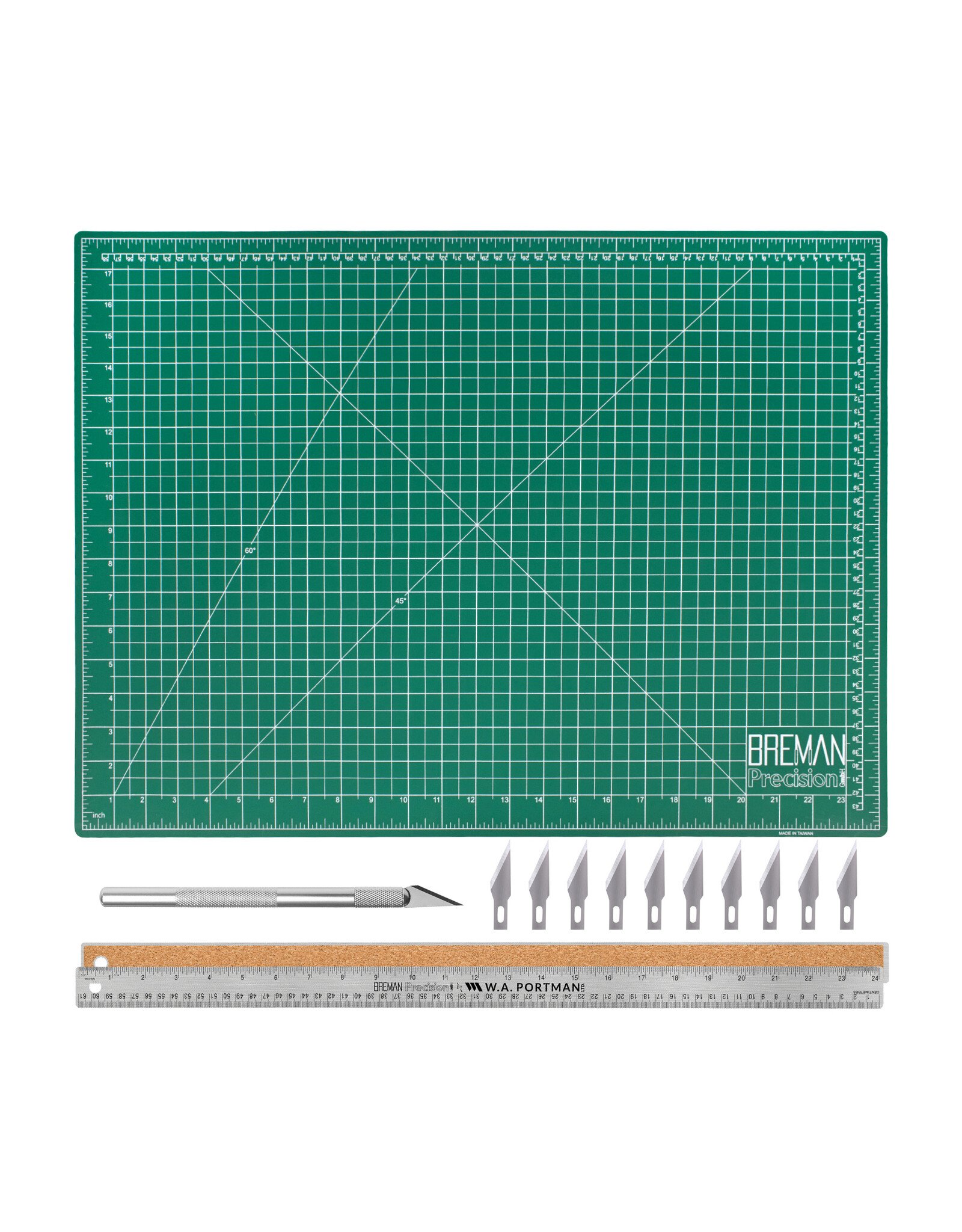 WA Portman 18x24 Craft Knife & Ruler Mat Set - The Art Store/Commercial Art  Supply