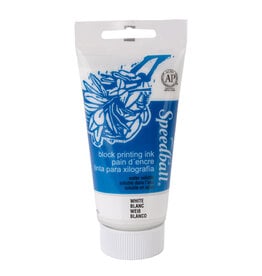 SPEEDBALL ART PRODUCTS Speedball Water-Soluble Block Printing Ink, White, 2.5oz