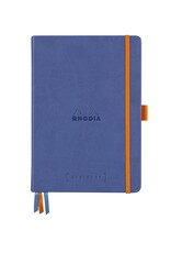 Rhodia Rhodia Rhodiarama SoftCover Notebook, 80 Lined Sheets, 6" x 8 1/2", Sapphire