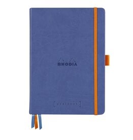 Rhodia Rhodia Rhodiarama SoftCover Notebook, 80 Lined Sheets, 6" x 8 1/2", Sapphire