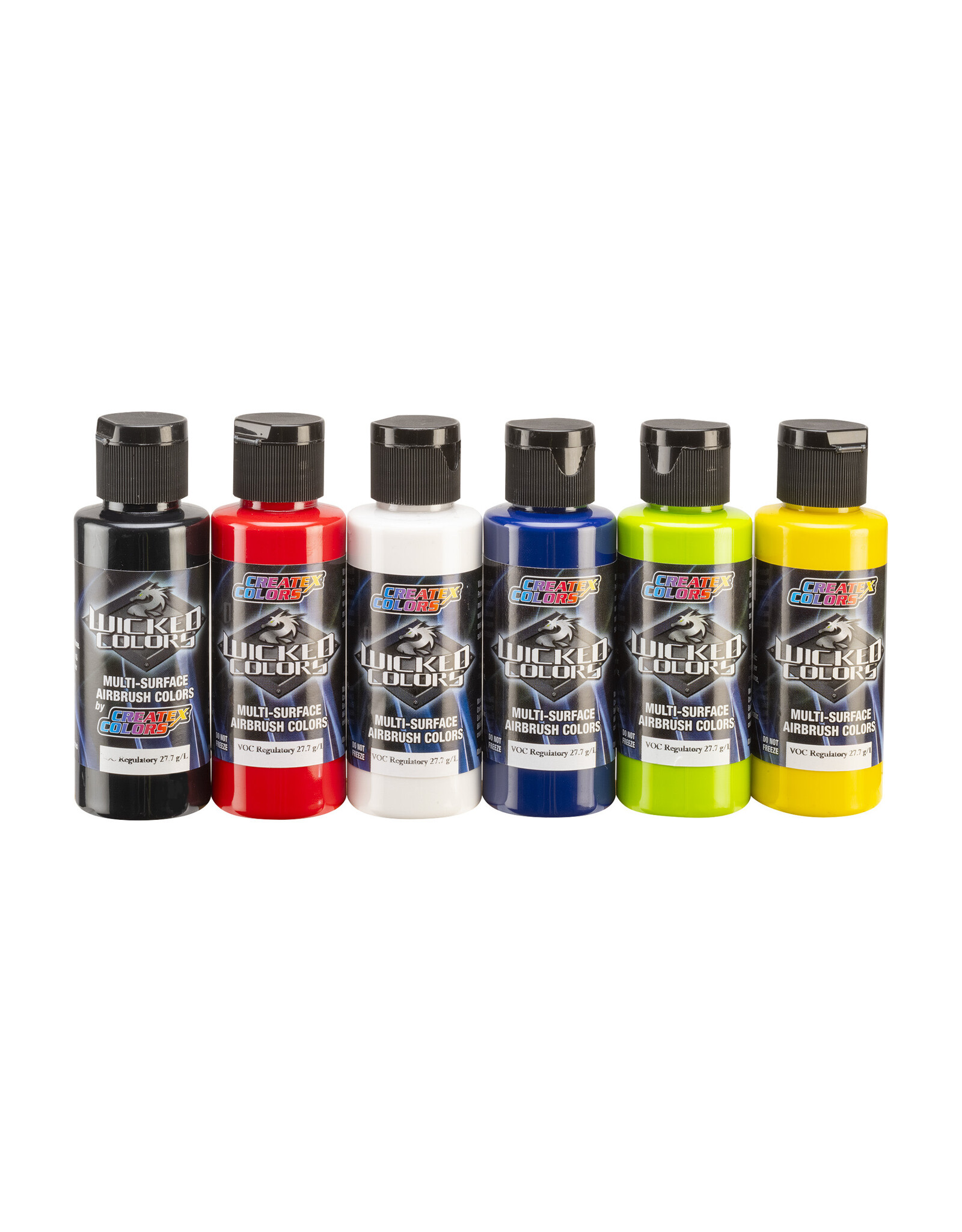 CREATEX COLORS Createx Wicked Opaque Primary Set, 2oz.