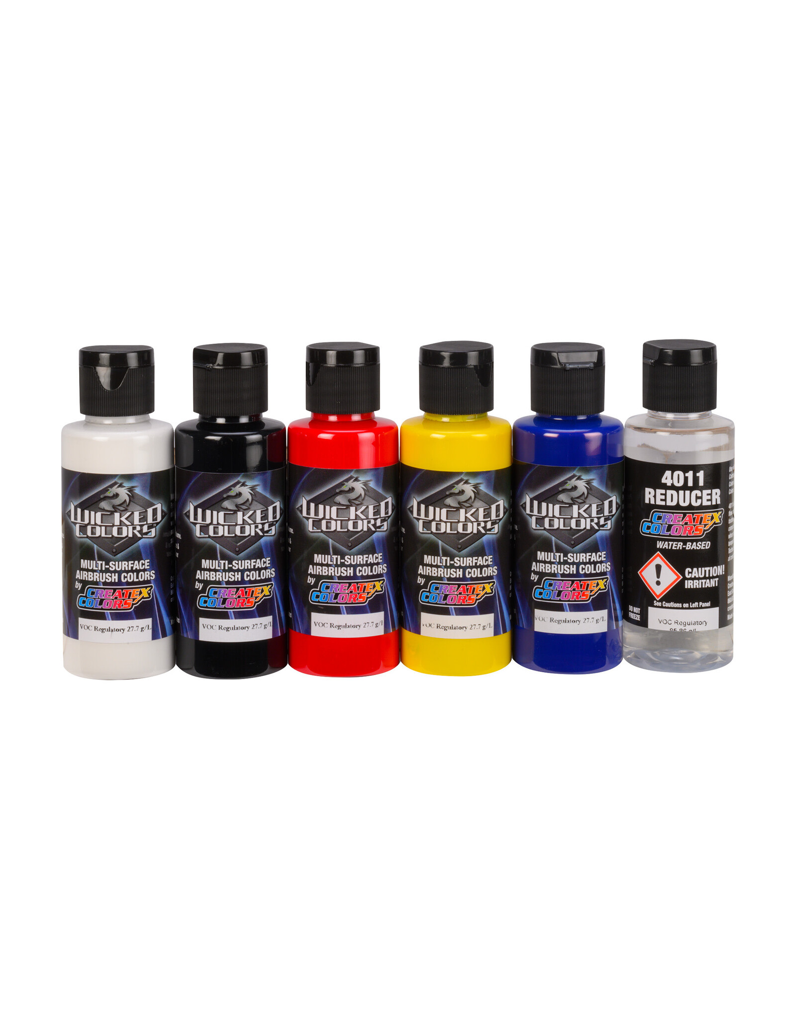 CREATEX COLORS Createx Wicked Colors Primary Set, 2oz.