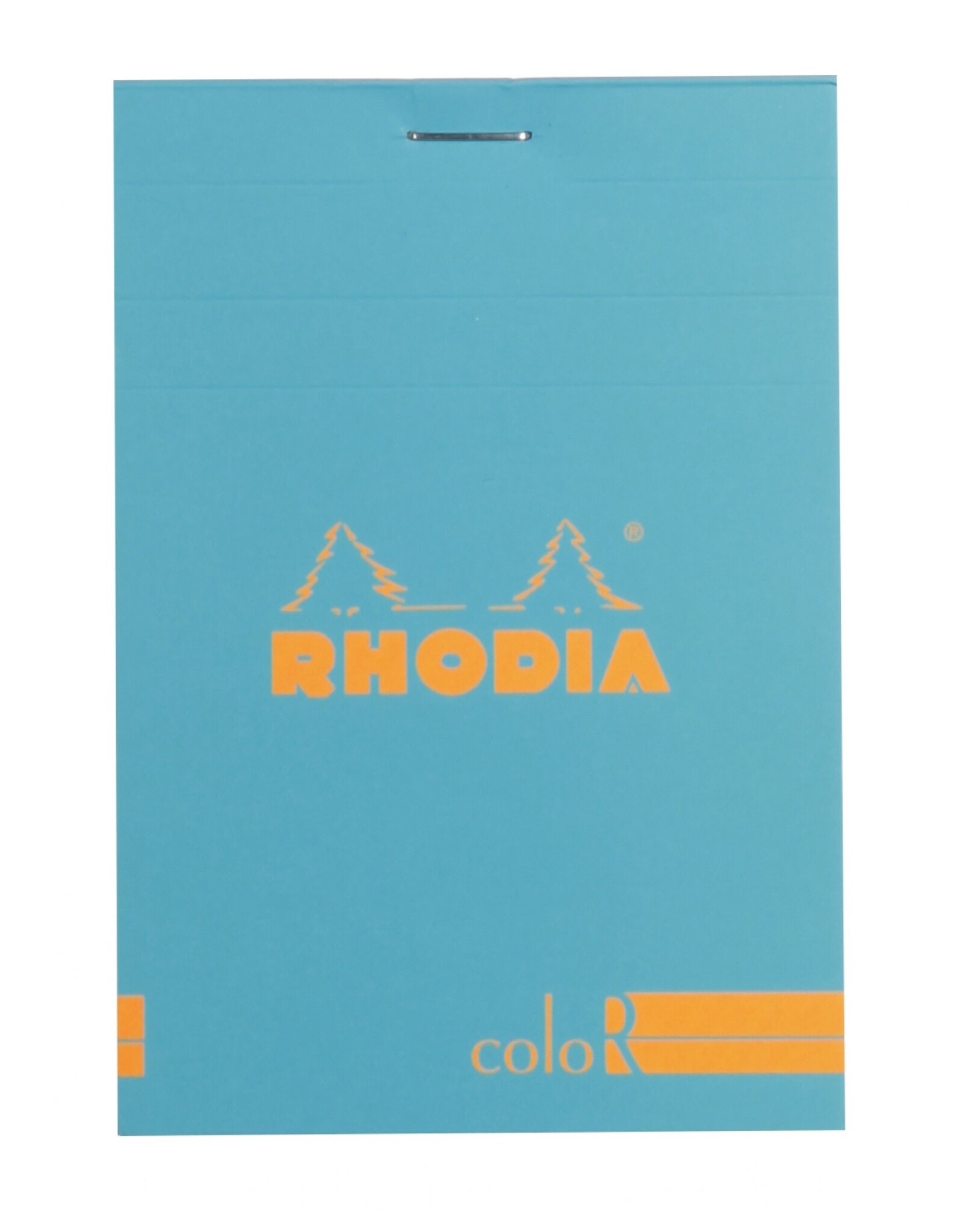 Rhodia Rhodia ColoR Pad, 70 Lined Sheets, 3 3/8" x 4 3/4", Turquoise