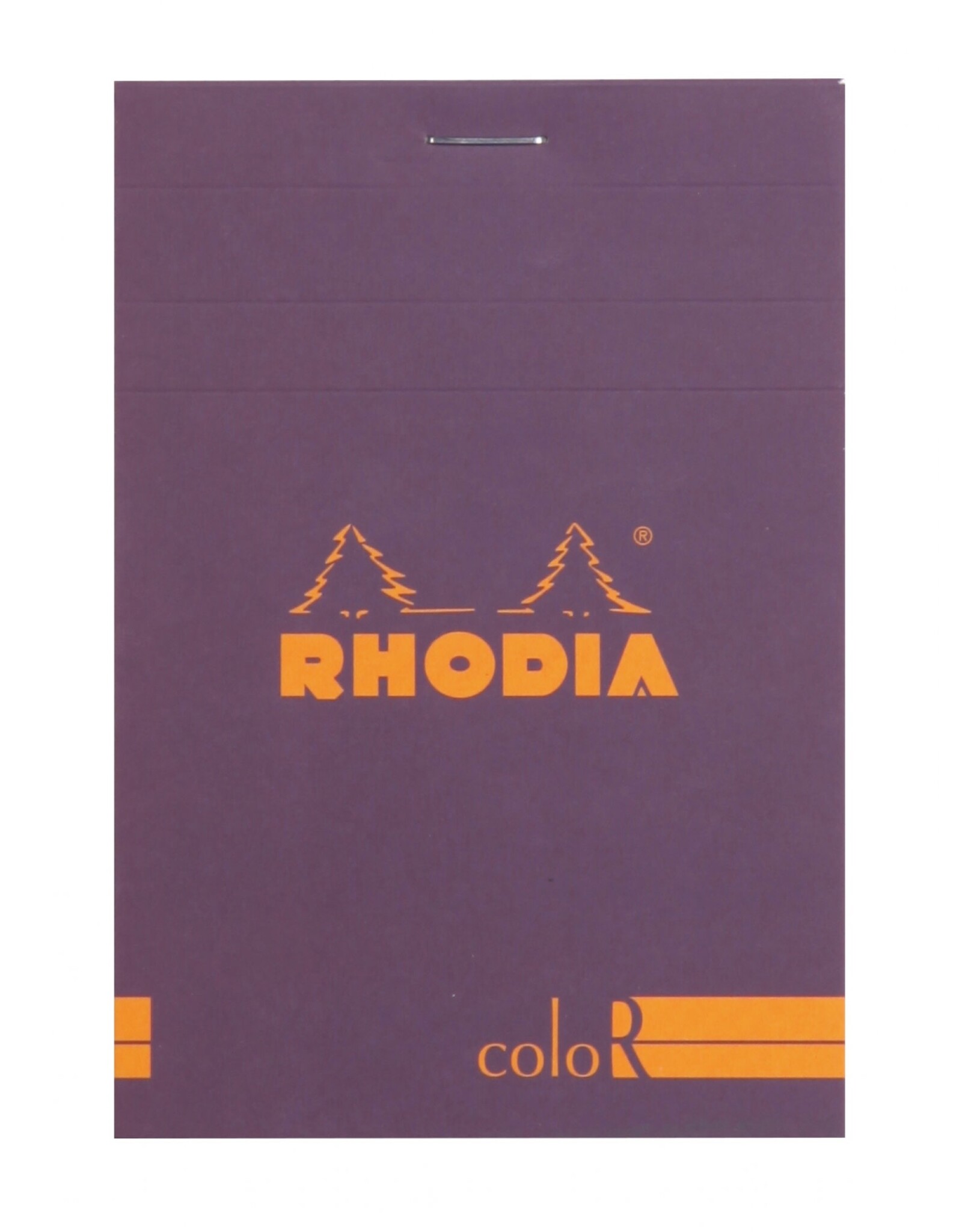 Rhodia Rhodia ColoR Pad, 70 Lined Sheets, 3 3/8" x 4 3/4", Violet