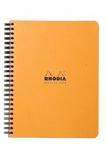 Rhodia Rhodia Meeting Book 80g paper, 80 Lined Sheets, 6 1/2" x 8 1/4", Orange