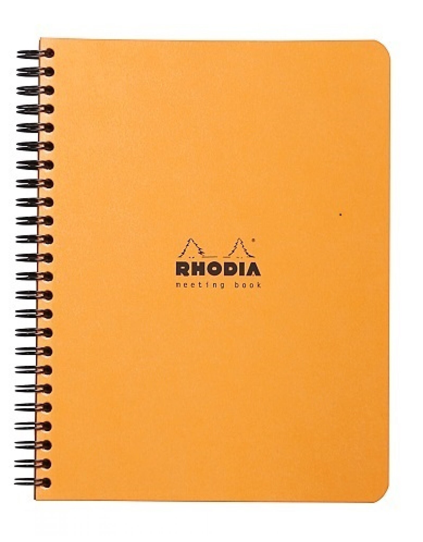 Rhodia Rhodia Meeting Book 80g paper, 80 Lined Sheets, 6 1/2" x 8 1/4", Orange