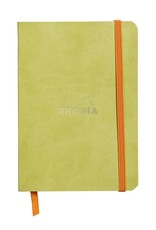 Rhodia Rhodia Rhodiarama SoftCover Notebook, 80 Dotted Sheets, 4" x 5 1/2", Anise
