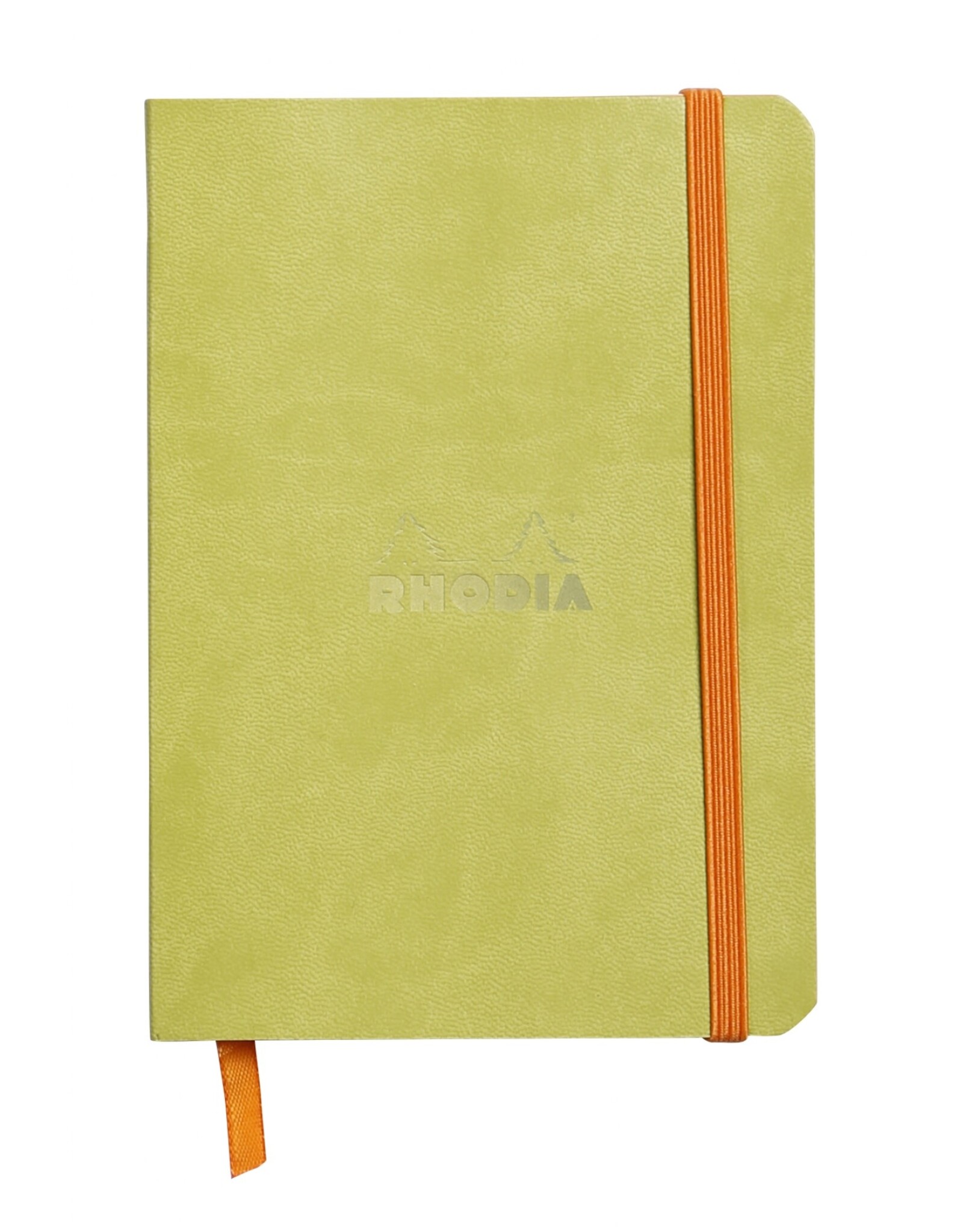 Rhodia Rhodia Rhodiarama SoftCover Notebook, 80 Dotted Sheets, 4" x 5 1/2", Anise