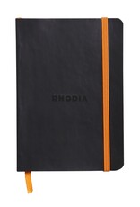 Rhodia Rhodia Rhodiarama SoftCover Notebook, 80 Dotted Sheets, 4" x 5 1/2", Black