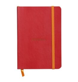 Rhodia Rhodia Rhodiarama SoftCover Notebook, 80 Lined Sheets, 4" x 5 1/2", Poppy