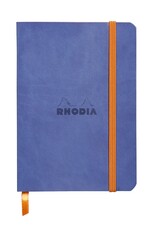 Rhodia Rhodia Rhodiarama SoftCover Notebook, 80 Lined Sheets, 4" x 5 1/2", Sapphire