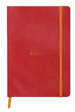 Rhodia Rhodia Rhodiarama SoftCover Notebook, 80 Dotted Sheets, 6" x 8 1/4", Poppy
