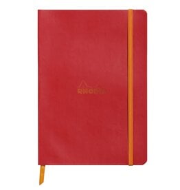 Rhodia Rhodia Rhodiarama SoftCover Notebook, 80 Dotted Sheets, 6" x 8 1/4", Poppy