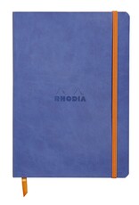 Rhodia Rhodia Rhodiarama SoftCover Notebook, 80 Lined Sheets, 6" x 8 1/4", Sapphire