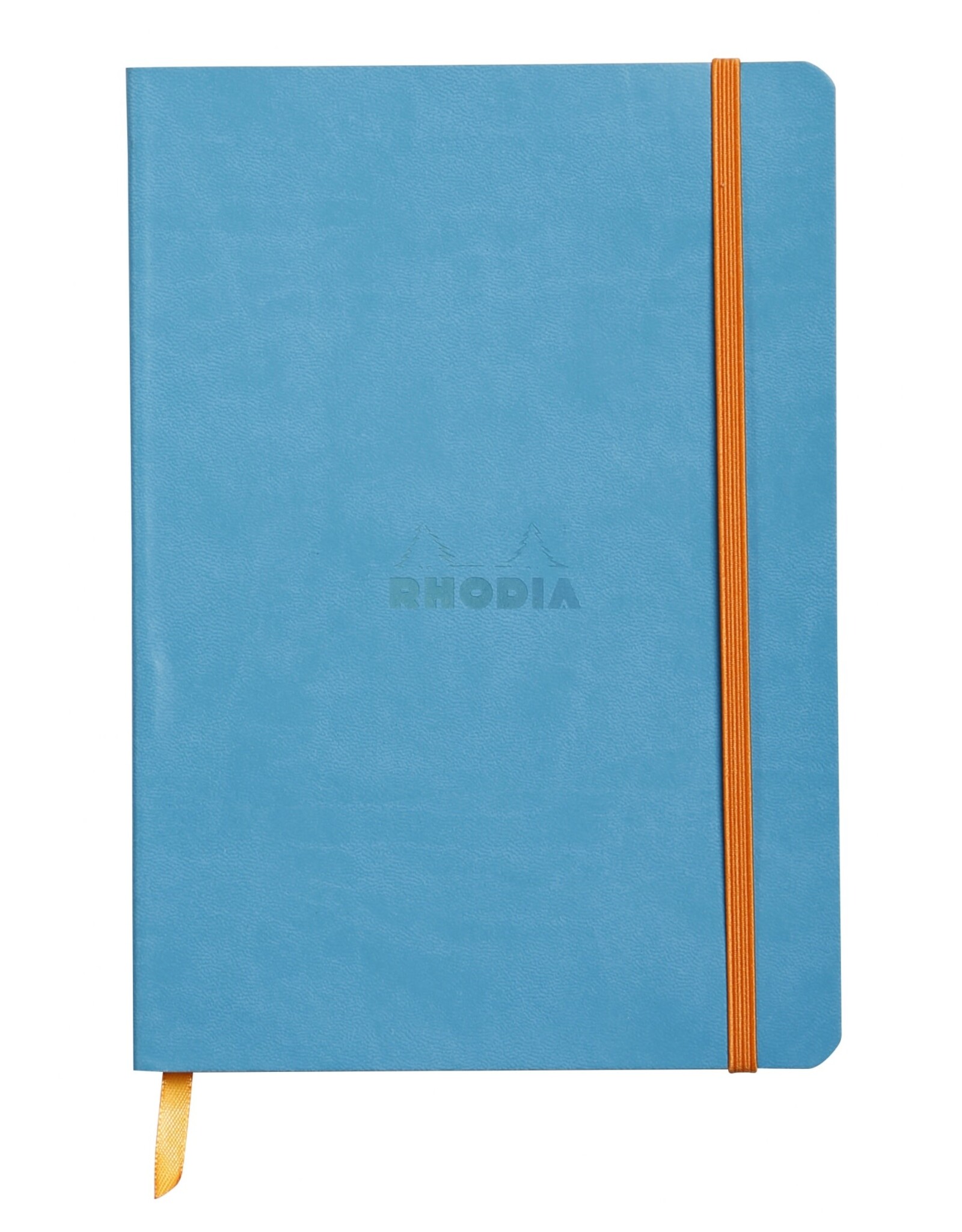 Rhodia Rhodia Rhodiarama SoftCover Notebook, 80 Lined Sheets, 6" x 8 1/4", Turquoise