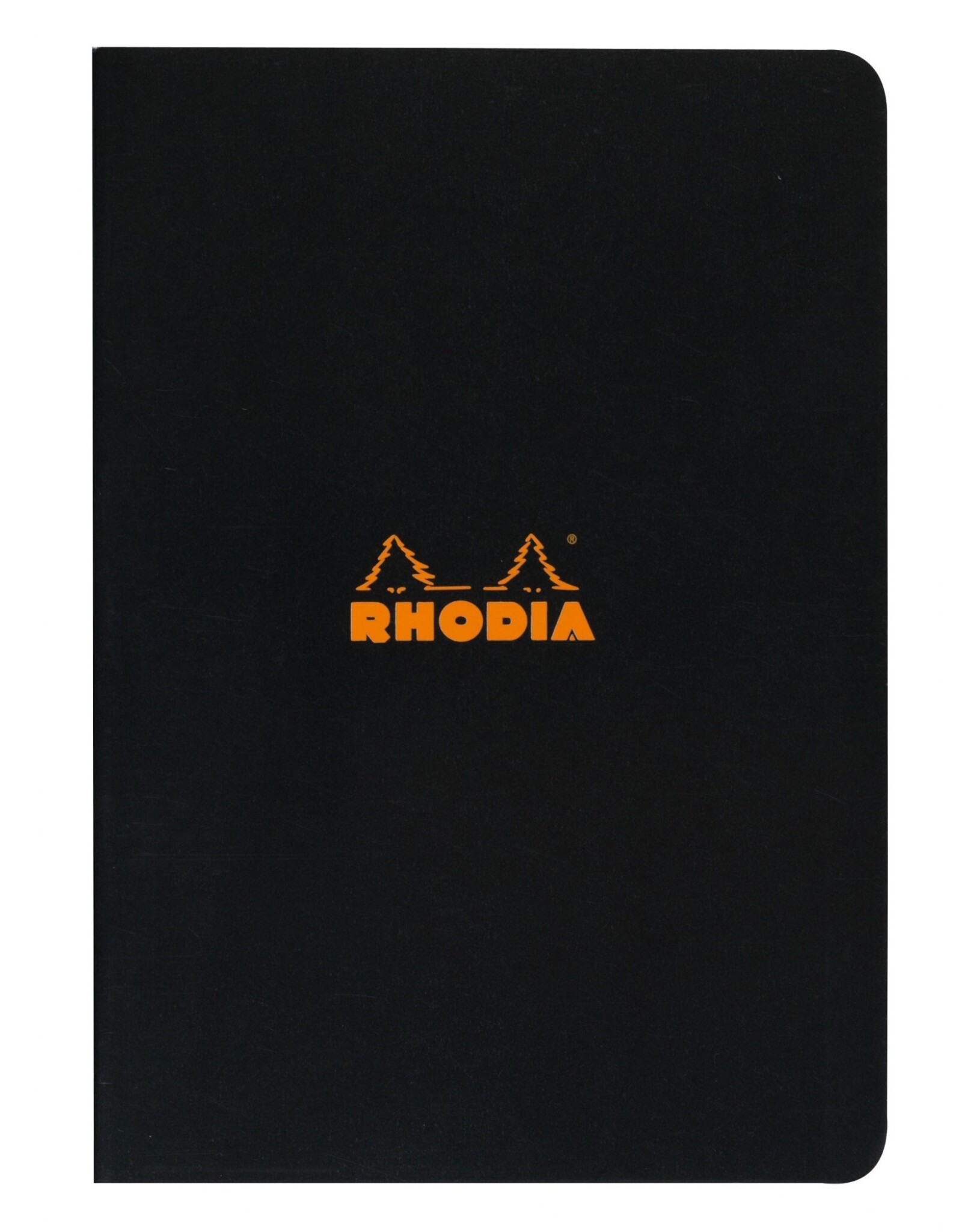 Rhodia Rhodia Slim Staplebound Notebook, 48 Lined Sheets, 8¼” x 11¾”, Black