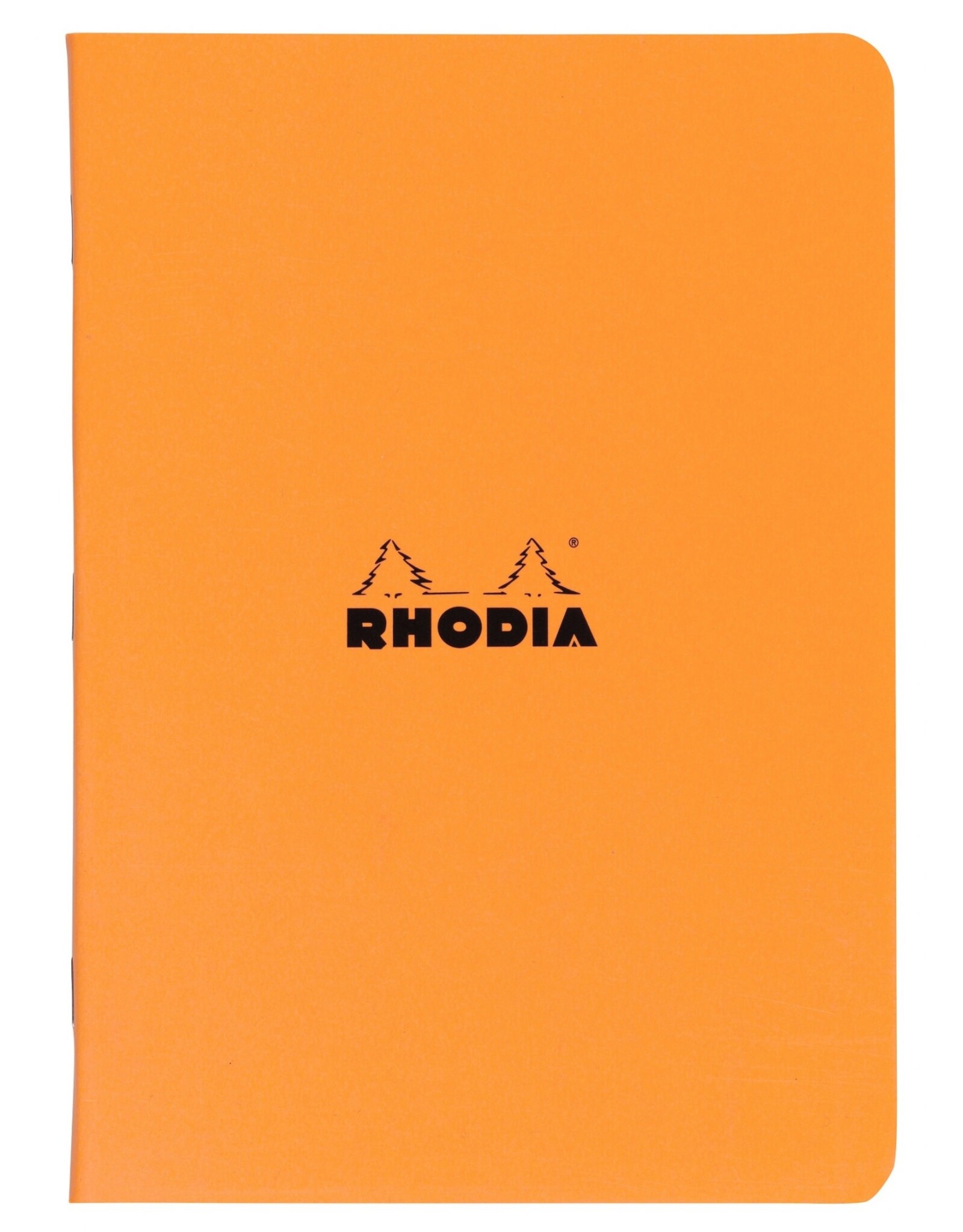 Rhodia Rhodia Slim Staplebound Notebook, 48 Lined Sheets, 8¼” x 11¾”, Orange