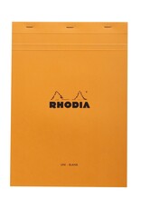 Rhodia Rhodia Staplebound Notepad, 80 Blank Sheets, 8¼” x 11¾”, Orange
