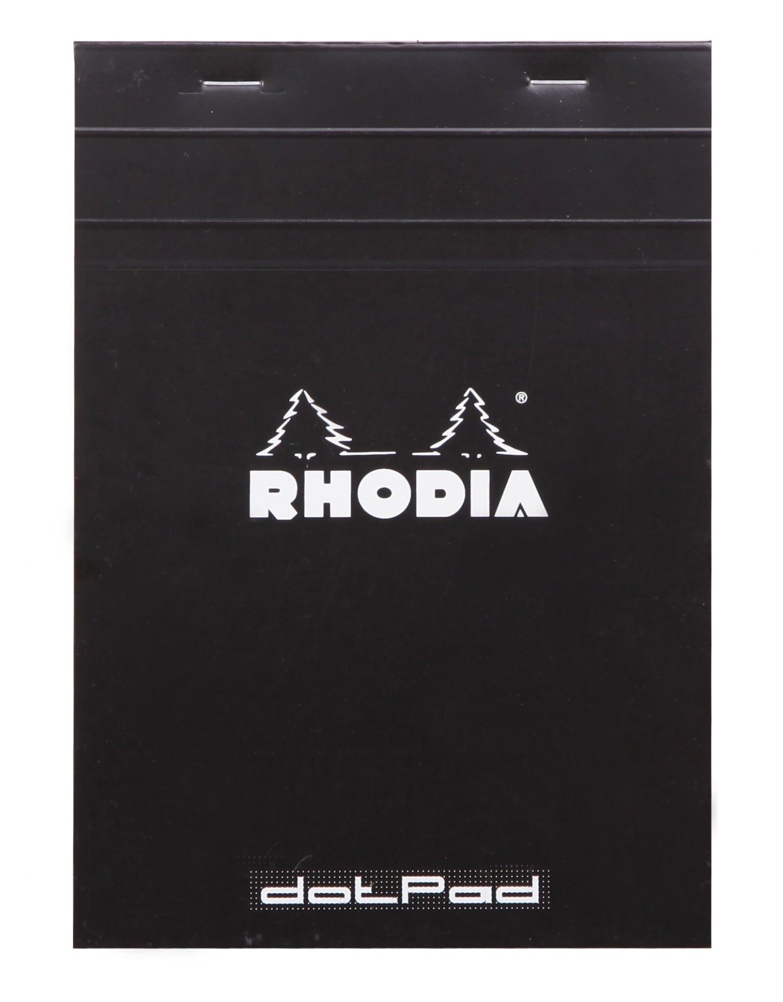 Rhodia Rhodia Staplebound Notepad, 80 Dotted Sheets, 6” x 8¼”, Black