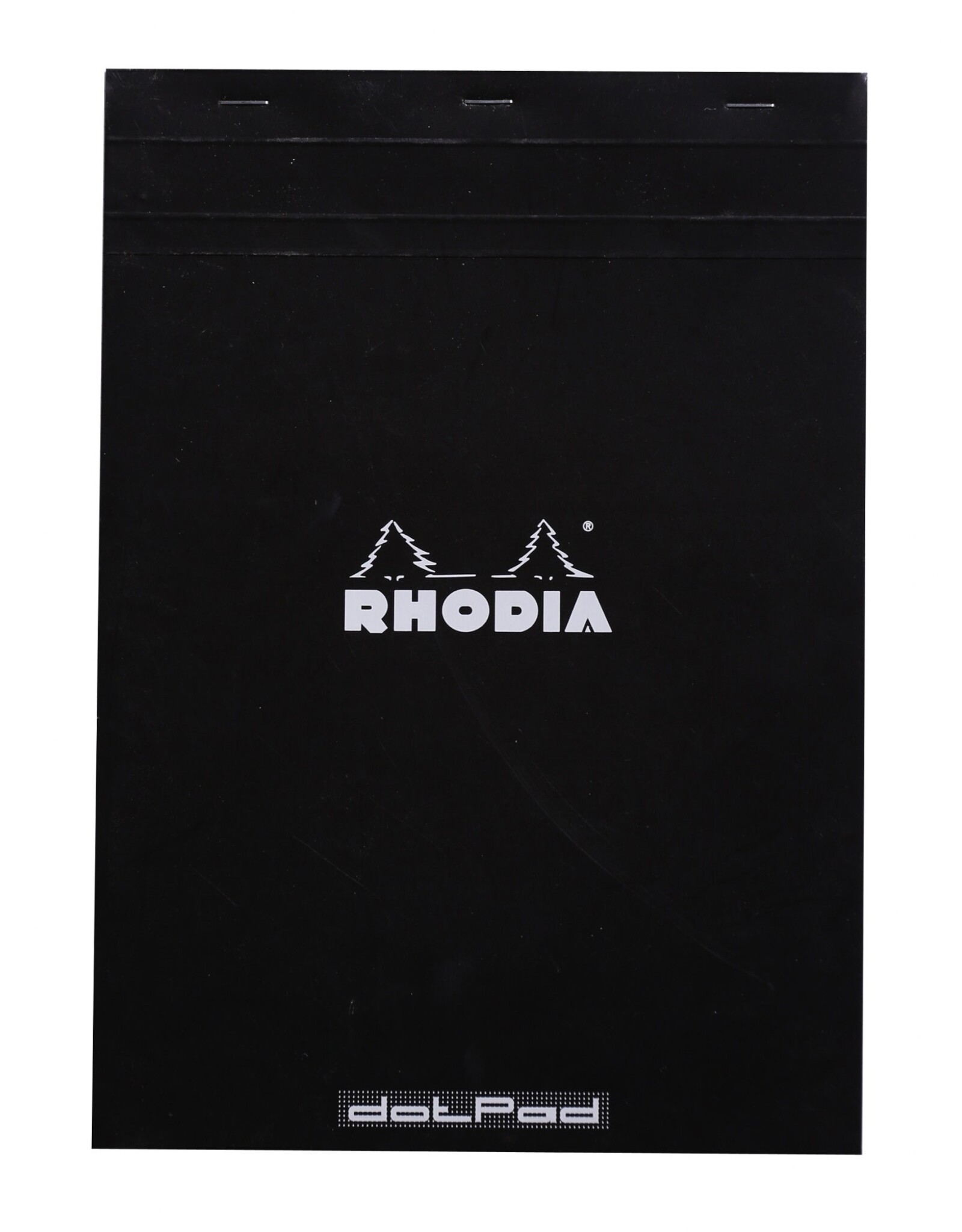 Rhodia Rhodia Staplebound Notepad, 80 Dotted Sheets, 8¼” x 11¾”, Black