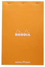 Rhodia Rhodia Staplebound Notepad, 80 Dotted Sheets, 8¼” x 12½”, Orange