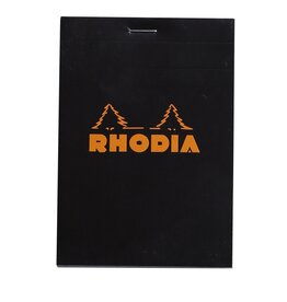 Rhodia Rhodia Staplebound Notepad, 80 Graph Sheets, 3 3/8” x 4¾”, Black