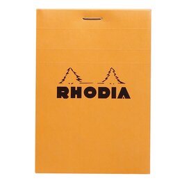 Rhodia Rhodia Staplebound Notepad, 80 Graph Sheets, 3 3/8” x 4¾”, Orange